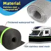 Valla de Fieltro Anti-Rayaduras para Coche Valla Anti-Ratas para Coche Deflector de Fieltro Multifuncional Valla Protectora Inferior de Coche