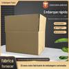 Caixas de Papelão para Logística de Mudança de Cinco Camadas em Estoque, Caixas de Embalagem da Amazon, Caixas de Papel Kraft Extra Espessas e Rígidas do Fabricante para Embalagem e Envio