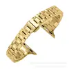Adequado para Pulseiras Apple iWatch, Pulseiras de Aço Inoxidável Sólido de Três Elos, Cinco Elos, Sete Elos e Estilo Cintura Estreita para Huawei/Xiaomi