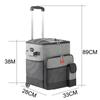 Caja isotérmica de tela Oxford gruesa directa de fábrica, bolsa isotérmica tipo remolcador impermeable, maleta fresca para llevar, bolsa de picnic