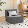 Sofá sencillo para apartamentos pequeños, sofá perezoso sin marco, sofá cama de balcón, reclinable y para dormir, plegable individual de ocio