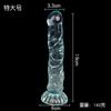 Gelatina Transparente Textura de Veias de Sereia Ventosa Dildo Artificial Brinquedos Sexuais para Adultos Atacado