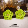 Pendientes de botón de flor elegantes estilo coreano Aguja de plata Dulce Modernos Versátiles Pendientes para el día a día Diseño de personalidad Pendiente de flor pequeña fresco para mujer