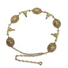 Cadena de Cintura Metálica para Mujer, Accesorio Versátil para Trajes, Vestidos, Jeans, Cinturón de Cadena, Accesorio de Nicho de Alta Gama