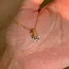 Colar Titanium Aço Integral Letra H Sênior de Nicho Corrente para Suéter All-match Elegante Feminino Corrente para Clavícula Acessórios de Cyber Celebridade Corrente de Colar