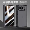 Adequado para iPhone Duo, esta capa de celular dobrável apresenta uma textura semelhante à pele, fixação magnética e um material de PC fosco e semitransparente para proteção contra quedas.