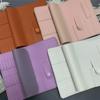 Bolsa de almacenamiento con cabezal de pulido de cuero de 10 colores, con borde transfronterizo, rosa, morado, naranja y blanco, con 37 agujeros para herramientas de decoración de uñas, bolsa de exhibición con acabado