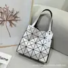 Bolsa Original para Toda a Vida Bolsa Feminina Nova Bolsa Geométrica de Diamante Bolsa Grande Quadrada Tipo Caixa Bolsa Geral Bolsa Tote Feminina Versátil