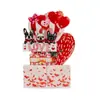 Tarjeta de felicitación 3D Personalizada para San Valentín, Aniversario, Te quiero más (Se puede añadir música y luces)