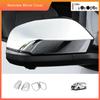 Adecuado para Toyota 23 Elfa cubierta de espejo retrovisor cubierta de espejo de marcha atrás Alphard serie 40 espejo retrovisor marco de ceja de lluvia
