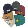 Nuevo sombrero con logo estampado bordado sombrero de lana de algodón hombres y mujeres color sólido dibujos animados fabricantes de gorros de punto al por mayor