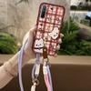 Adecuado para funda de teléfono móvil Oppo, Pulsera juvenil, Digital, Lindo, Sencillo, Moderno, Refrigerante, Correa para la muñeca, Carcasa blanda, Pareja femenina