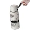 Acero Inoxidable 316 Fondo Interior Gardenia Taza Térmica para Niñas Taza de Agua de Aspecto Elegante Gran Capacidad Hervidor de Agua para Estudiantes Hervidor de Agua Térmico