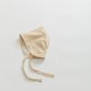 Chapéu de bebê Primavera e Outono Infantil Bonito Macio Chapéu Fetal para Meninos e Meninas Bebê Recém-nascido Proteção Auditiva Lace-up Bruxa Chapéu