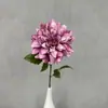 Nuevo producto transfronterizo: Flor de dalia artificial individual para decoración de bodas de alta gama, decoración del hogar y dalia para pintura al óleo