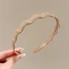 Argola de Cabelo Dobrável com Pérolas Novo Estilo Feminino Faixa de Cabeça para Viagem de Cabelo Retrátil para Viagem Carimbo de Cabelo Quebrado Pacote Especial de Cabelo para Lavar o Rosto