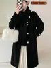 Nuevo Cardigan de Punto con Borlas Estilo Francés Otoño/Invierno 2026 Abrigo Suéter de Piel Sintética de Visón Suave para Mujer