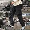 Pantalones de trabajo stylish a prueba de tres cosas para hombre de otoño, pantalones deportivos casuales impermeables para senderismo, pantalones rectos versátiles de moda