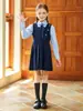 Uniformes de escuela primaria, nuevos productos de otoño, vestidos para niñas, uniformes de coro estilo universitario unisex, uniformes de jardín de infantes, conjuntos