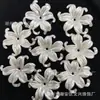 Pétalos de Iris Estampados en Oro Flor Oceánica Flor de Seis Pétalos Accesorios Hechos a Mano DIY Pulsera Cadena para Teléfono Colgantes para Coche Venta al por Mayor