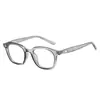 Gafas de Sol Grises Lisas 2026 con un Estilo Genial para Hombres, Protección UV Naco de PC, Se Pueden Personalizar con Lentes Graduados para Mujeres