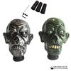 Calavera de coche cabeza de palanca de cambios coche personalidad moda modificación palanca de cambios universal resina mano ola cabeza de palanca de cambios