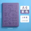 Caderno de Desenho Portátil Pequeno Caderno de Escritório Logo Personalizado Papelaria Couro Macio A5 Bolso com Aba Caderno de Calça