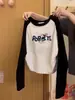2025 Otoño Temprano Nuevo Estilo Otoño/Invierno Camiseta de Manga Larga Raglán para Mujer Capa Interior Capa Base Ajustada Top para Mostrar