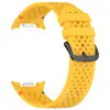 Adequado para Samsung Galaxy Watch8/9 Celular Pulseira de Silicone Respirável Watch8 Pulseira de Pulso Clássica