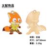 Coelho Judy Raposa Nick Zootopia Acessórios para Joias DIY Headwear Pendurado Colar Brincos Chaveiro