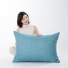 Cojín de Lino de Color Sólido, Cojín para Sofá, Cojín Grande para Respaldo para Sala de Estar y Cabecera de Cama, Funda de Cojín sin Relleno, Mirador