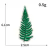 Série Verde Desenho Animado Bordado de Computador Sapo Planta Verde Tecido Bordado Adesivo Adesivo Termofusível Pasta para Passar Roupas DIY Reparo de Roupas