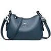Bolsas Femininas 2026 Novo Estilo Tendência para Mães de Meia-Idade, Bolsa de Ombro Único Transversal, Bolsa Macia para Sogra, Comércio Exterior Transfronteiriço Dropshipping