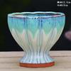 Vaso de cerâmica carnudo, planta de cerâmica, cerâmica retrô, areia roxa, atacado, simples, criativo, grande, pequeno, vaso de cerâmica, especial, desktop