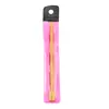 Aço inoxidável de fábrica empurrador de cutícula de aço para nail art empurrador de cor empurrador de pele morta raspador de cabeça dupla ferramentas de nail art atacado