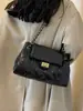 Yue Zi 2026 Otoño/Invierno Nuevo Bolso de Cadena Acolchado de Diamantes Gran Capacidad Versátil Bolso de Hombro Único Cruzado Bolso Tote Texturizado para el Trabajo