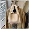 Bolsa Pequena Texturizada Transfronteiriça para Mulheres, Novo Conjunto de Duas Peças para o Dia a Dia, Bolsa de Ombro Cruzada, Nova Bolsa de Mão, Bolsa Tote Pequena, Bolsa Saco