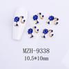 Joyas para uñas 3D, accesorios tridimensionales para uñas, aleación de diamantes, cabeza de belleza, decoraciones para niñas, venta al por mayor, taladro para uñas, joyería