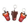 P041 Mochila Escolar para Niños Llavero de PVC Personalización Logotipo de Goma de Silicona Colgante para Coche Colgante Pequeño Personalización