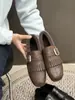Versión de Piel de Vaca ~ Zapatos Pequeños de Piel Genuina Estilo Británico con Borlas para Mujer Hebilla de Cinturón Retro Mocasines Brogue Zapatos Planos