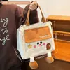 Bolsa escolar de alta qualidade para trabalhador de escritório, bolsa térmica com folha de alumínio, mochila de trabalho portátil, bolsa bento, atacado transfronteiriço, passeio