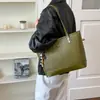 Bolsa Tote Tecida com Padrão Novo Outono 2026 para Mulheres, Bolsa de Ombro com Grande Capacidade, Bolsa Tote Versátil para o Dia a Dia