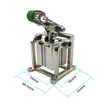 Cilindro de Caja y Espiga QGYX30 Placa de Presión Máquina Ranuradora para Carpintería Marco de Palanca de Sujeción Cilindro Delgado Placa de Prensa SDA40X25-T