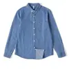 Camisa de Mezclilla Retro Japonesa de Manga Larga 2026 Primavera y Otoño Nueva para Hombre Holgada Casual Pareja Chaqueta Fina Superior
