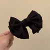 Retro Año Nuevo Clip de Plátano con Lazo Doble Cara Clip Vertical para Cola de Caballo Alta para la Parte Posterior de la Cabeza Pinza para el Cabello de Alta Calidad para Mujer Tocado