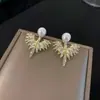 Pin de Plata S925 Dos Pendientes para Mujer Populares en Línea Nuevos Pendientes de Tendencia Diseño de Nicho Pendientes Ligeros de Lujo Pendientes Elegantes para Mujer