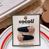Nuevo Estilo Coreano Niños Otoño e Invierno Tela de Lana de Cordero Pinza para el Cabello Estrella Brillante Niñas Felpa Clip Lateral Básico