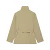 Casaco Trench Coat Feminino de Cor Sólida Slim Fit Comprimento Médio com Cinto Novo Primavera 2026 AliExpress Transfronteiriço 0644566
