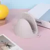 Pinza de Cocina Engrosada Resistente al Calor Guantes de Silicona Antiescaldaduras Pinza de Mano de Silicona para Horno de Horneado Horno de Microondas Resistente a Altas Temperaturas
