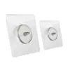 Acero Inoxidable 304 Estante de Almacenamiento con Gancho sin Taladro Montaje en Pared Pegatina de Tornillo sin Huella Especificaciones M4M5